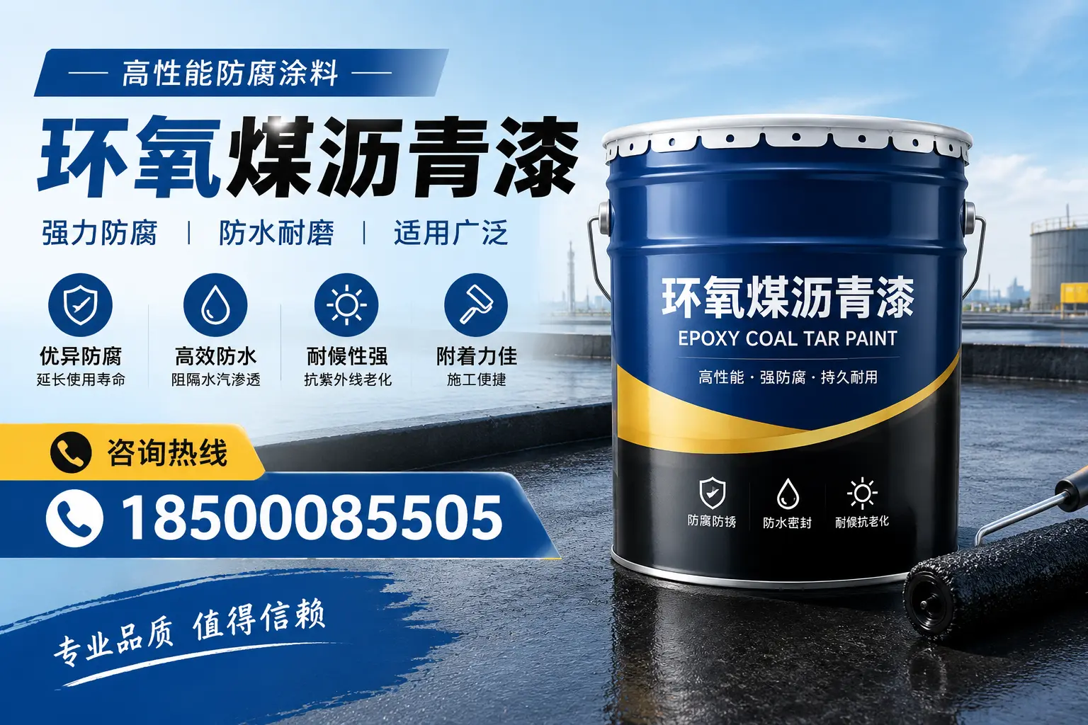 环氧煤沥青漆的主要成分与功能，潜江用户深度了解